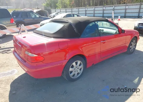 2000 Mercedes-Benz Clk 320 z USA, uszkodzony, nr VIN WDBLK65G3YT039819